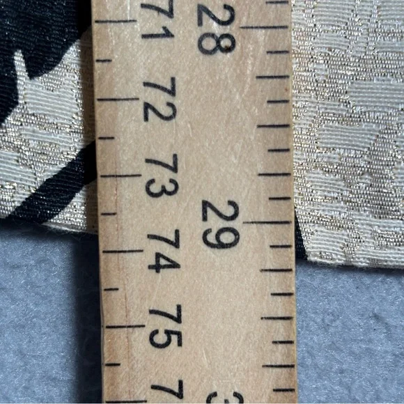 Anthropologie Girls from Savoy Dashed Gilt Brocade Dress Women’s 6 Metallic Gold - Picture 4 of 12